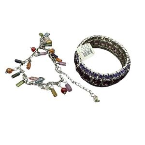 Vibrant Multicolor Bracelet 2 piece Set